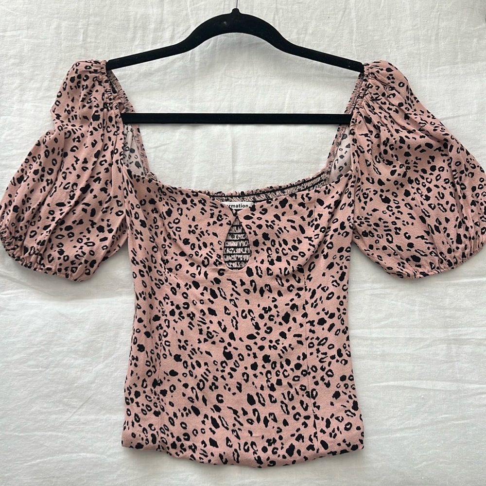 Reformation Mallow Top in Pink Panther